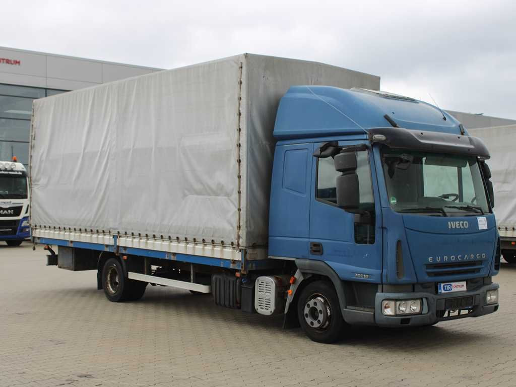 Plachtová dodávka Iveco EUROCARGO 75E18, EURO 4 , PNEU 80%