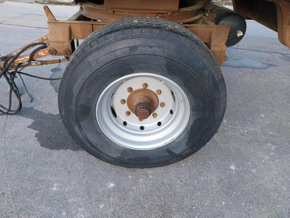 Iné stroje 2 Achs 3 Seiten Kipper Anhänger Druckluft Wagen Schlepper