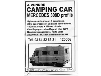 Mercedes 308D - Obytný van
