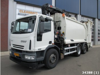 Ginaf C 3127 Hiab 21 ton/meter Kran - Auto na odvoz odpadu