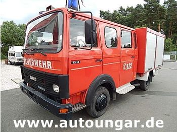Hasičské vozidlo IVECO Magirus 75-14 LF 8/6 Pumpe Wassertank Feuerwehr
