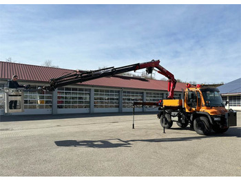 Unimog 400 - U400 405 25177 mit Wechselkran Merced  - Komunálne/ Špeciálne stroje, Valníkový/ Plošinový nákladný automobil: obrázok 2