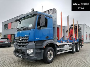 Preprava dreva Mercedes-Benz Arocs 2648 / 6x4 / Palfinger / Retarder