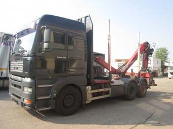 MAN TGA 26.430 6x2 Holztransporter, Epsilon E90Z81 ,Euro4 - Vyvážací príves