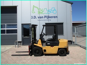 4-kolesový vysokozdvižný vozík HYSTER H3.00XL diesel triplex 4.4m + sideshift doorrij 208cm!