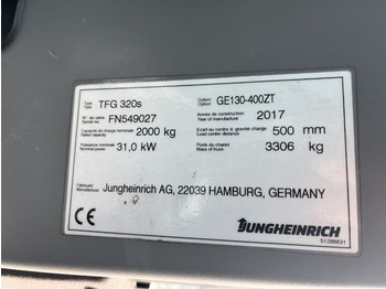 Plynový vysokozdvižný vozík Jungheinrich TFG320s: obrázok 4