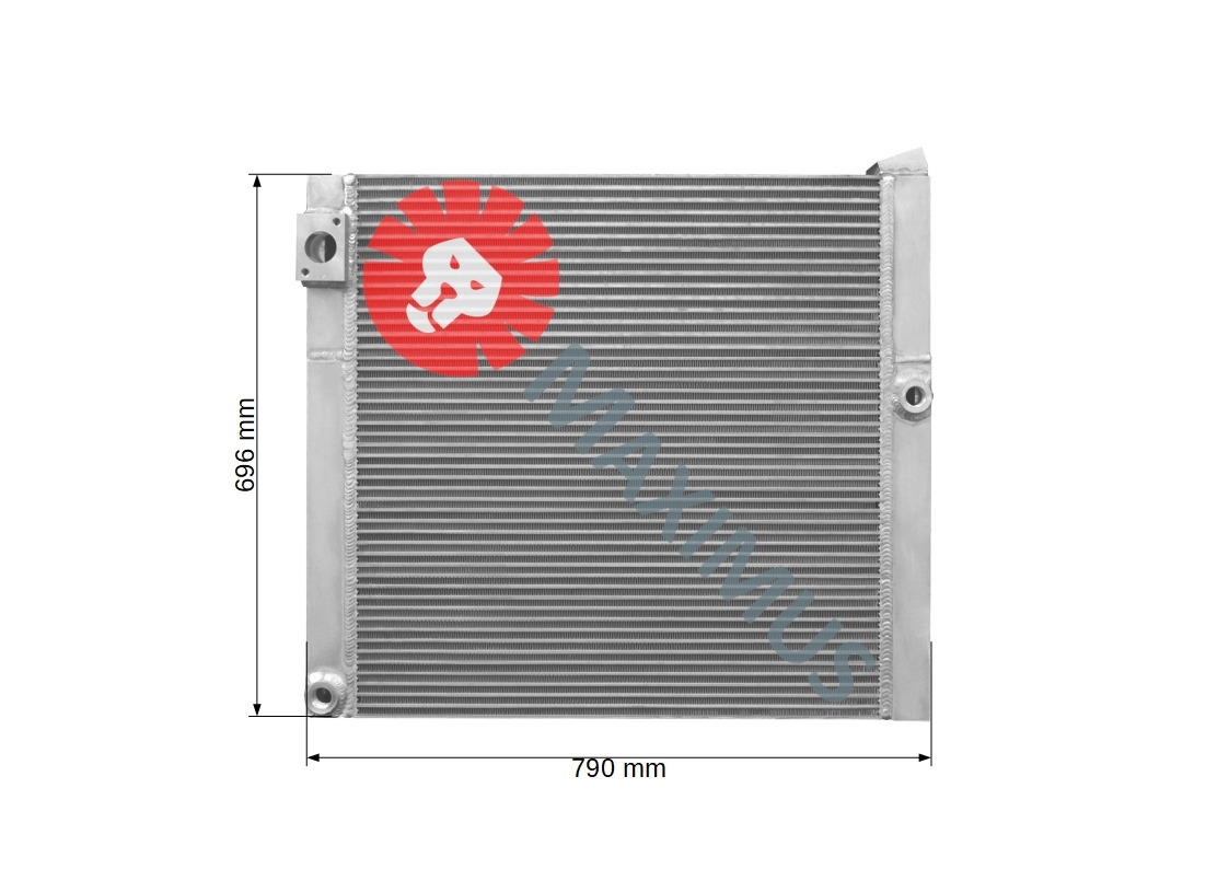 Nový Chladič pre Vzduchový kompresor ATLAS COPCO GA55: obrázok 3
