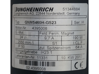 Motor pre Manipulačná technika Jungheinrich 51344884 Steering motor 24V type GNM5460H-GS23 sn 4395008: obrázok 2