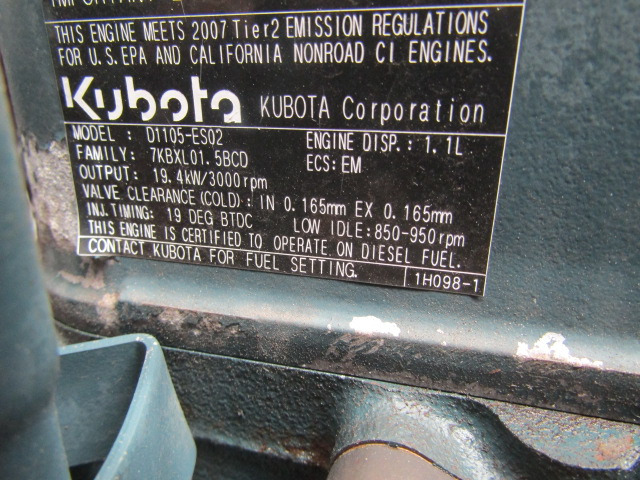 Motor pre Nákladné auto KUBOTA D1105 (THERMOKING ENGINE) TYPE ESO2-19.4 KW: obrázok 3