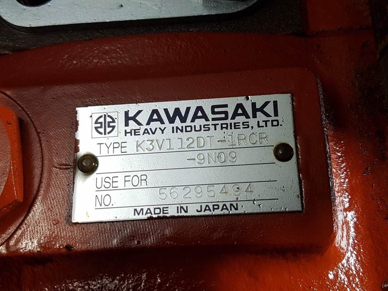 Hydraulika Kawasaki K3V112DT-1RCR-9N09 - Load sensing pump: obrázok 8