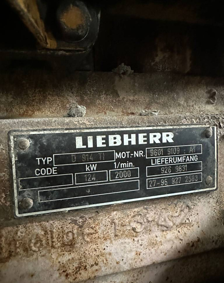 Motor pre Stavebné stroje Liebherr D 914 T1 ENGINE: obrázok 2