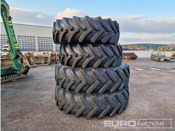  Set of Tyres and Rims to suit Valtra Tractor - Pneumatika