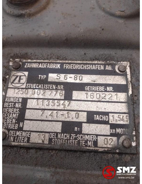 Prevodovka pre Nákladné auto ZF Occ versnellingsbak ZF S 6-80: obrázok 5