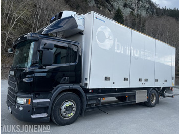 Skříňový nákladní auto 2016 Scania P280 6x2 med 2 temp kjøl/ fryse aggregat og lift med kun 190 500 km!!: obrázok 1