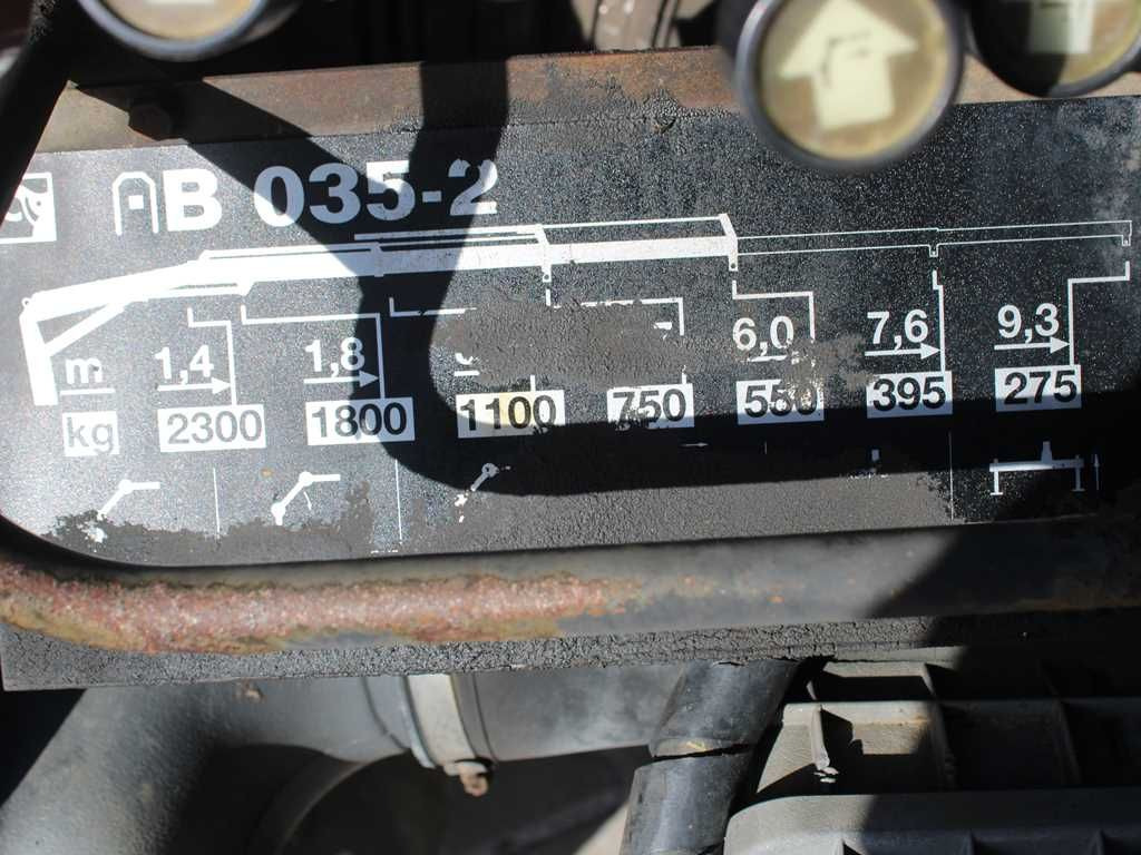 Auto s hydraulickou rukou Iveco EUROCARGO 100E17, EURO 3, CRANE HIAB 035-2