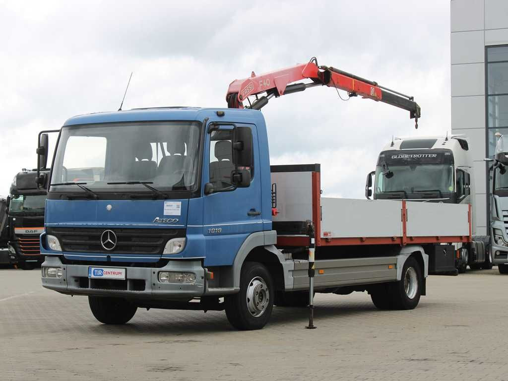 Auto s hydraulickou rukou Mercedes-Benz ATEGO 1018, EURO 3, CRANE FASSI F40A.21