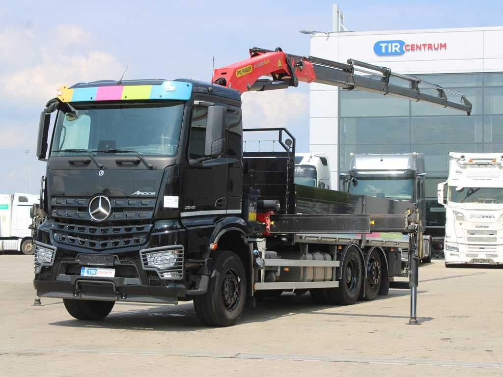 Auto s hydraulickou rukou Mercedes-Benz Arocs 2542, 6X2, EURO 6, CAMERA, PALFINGER PK 24