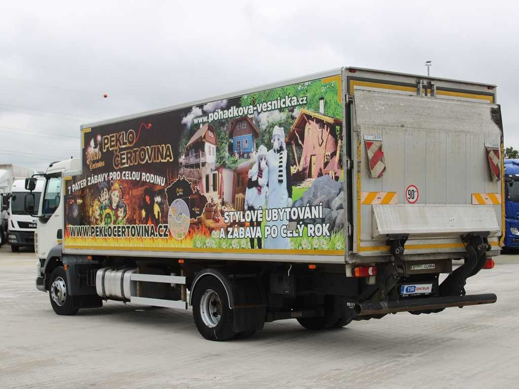 Chladirenské nákladné vozidlo DAF LF 260 FA, EURO 6, TAIL LIFT,PNEU 80%,MOTO CLIMA
