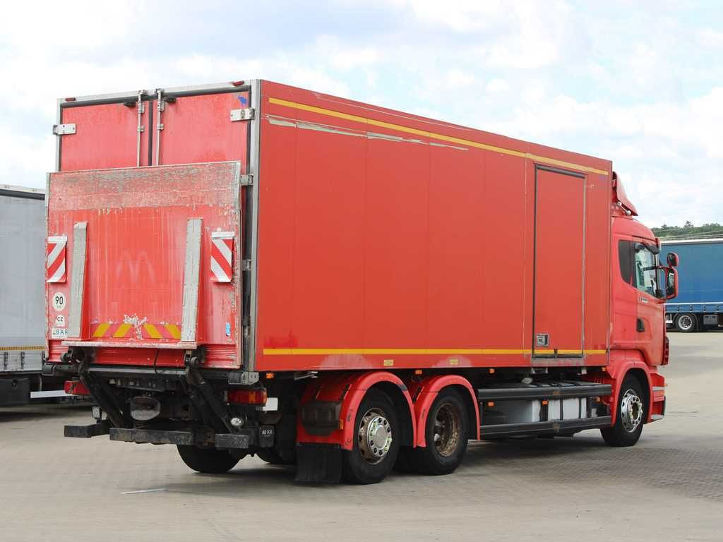 Chladirenské nákladné vozidlo Scania R 380,TAIL LIFT,TWO CHAMBER.CARRIER SUPRA 850 mt