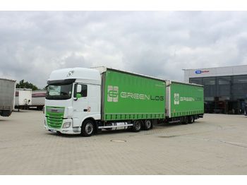 Plachtové nákladné vozidlo DAF XF 460 FAR, EURO6,6X2,LIFTING AXLE+PANAV 2012: obrázok 1