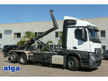 Hákový nosič kontajnerov Mercedes-Benz 2542 L Actros 6x2, Meiller RK20.70, AHK, Klima