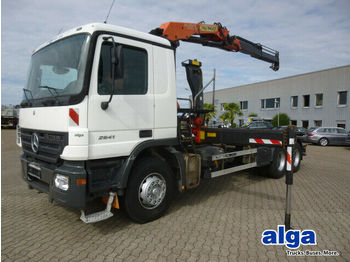 Hákový nosič kontajnerov Mercedes-Benz 2641 Actros 6x4, Kran Palfinger, Funk, greifer