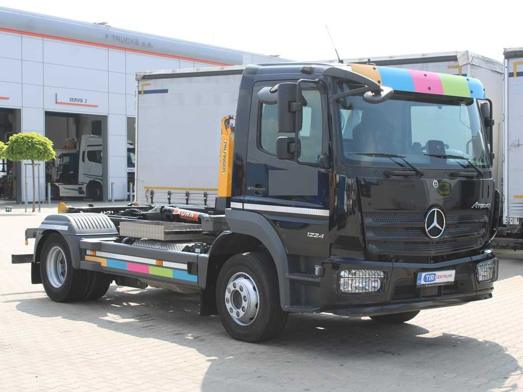 Hákový nosič kontajnerov Mercedes-Benz ATEGO 1224, EURO 6, HOOK CONTAINER