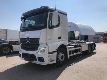 Hákový nosič kontajnerov Mercedes-Benz Actros 2645 6x2 Abroller, E6 ,Retarder, Lenkachse