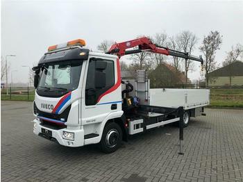 Valníkový/ Plošinový nákladný automobil Iveco EUROCARGO 100E210 4X2 HMF 6TN EURO 6: obrázok 1