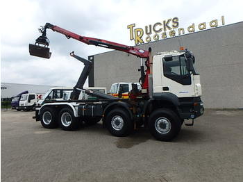 Hákový nosič kontajnerov Iveco Euro Trakker 8x8 440 + HMF 5100 + big axle: obrázok 1