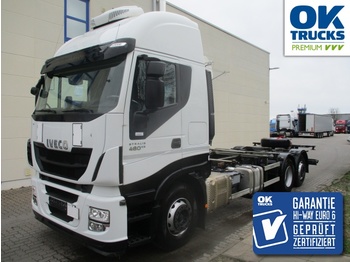 Kontejnérový podvozek/ výměnná nástavba IVECO Stralis AS260S48Y/FPCM Euro6 Intarder Klima AHK ZV