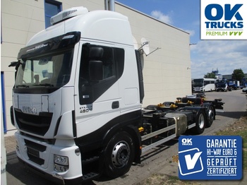 Kontejnérový podvozek/ výměnná nástavba IVECO Stralis AS260S48Y/FPCM Euro6 Intarder Klima AHK ZV