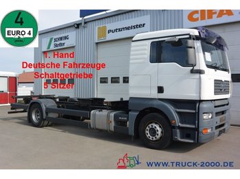 Kontejnérový podvozek/ výměnná nástavba MAN TGA 18.360 BDF 1.Hand 5 Sitzer Klima Schalter