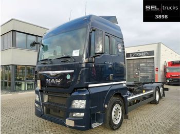 Kontejnérový podvozek/ výměnná nástavba MAN TGX 26.480 6x2-2 LL / Intarder / German