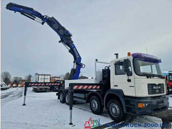 Valníkový/ Plošinový nákladný automobil, Auto s hydraulickou rukou MAN 32.364 8x4 PK75000 Jib Winde Höhe 28m 16t./2.50m: obrázok 5