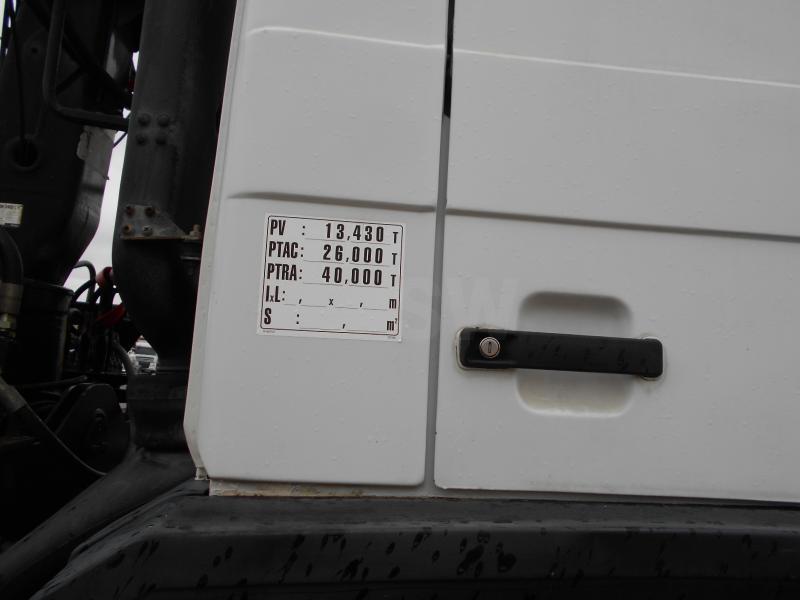 Hákový nosič kontajnerov, Auto s hydraulickou rukou MAN 33.322: obrázok 3