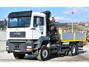 Valníkový/ Plošinový nákladný automobil, Auto s hydraulickou rukou MAN TGA 18.480: obrázok 1