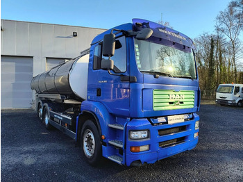 Cisternové vozidlo na prepravu mlieko MAN TGA 26.360 6X2 TANK IN INSULATED STAINLESS STEEL 15500L 2 COMP: obrázok 3