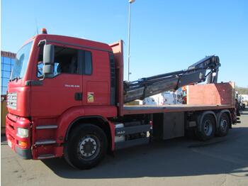 Valníkový/ Plošinový nákladný automobil, Auto s hydraulickou rukou MAN TGA 26.430: obrázok 2
