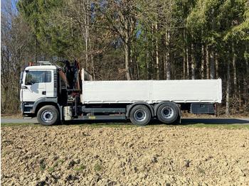 Valníkový/ Plošinový nákladný automobil, Auto s hydraulickou rukou MAN TGA 28.390 6x2 - 2BL: obrázok 1