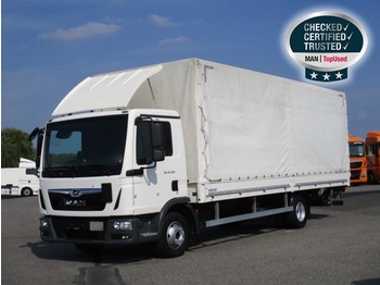 Plachtové nákladné vozidlo MAN TGL 12.250 4X2 BL,Euro 6, Pritsche, AHK,LBW: obrázok 1