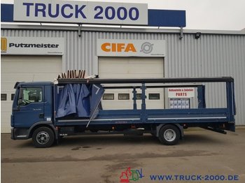Plachtové nákladné vozidlo MAN TGL 12.250 Edscha L + R + Schiebeverdeck 1.Hand: obrázok 1