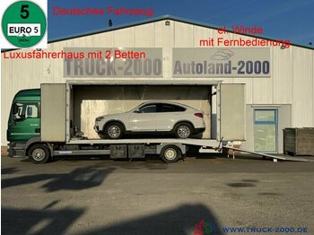 Nákladné vozidlo na prepravu automobilov MAN TGL 9.220 geschlossen + extralange Rampen Klima: obrázok 1
