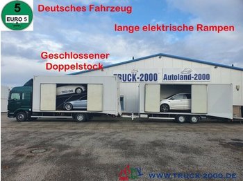 Nákladné vozidlo na prepravu automobilov MAN TGM 15.290 Doppelstock Geschlossen 3 Fahrzeuge: obrázok 1