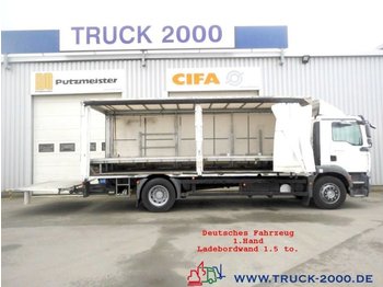Plachtové nákladné vozidlo MAN TGM 18.240 Schiebeplanen L.+R. LBW Deutscher LKW: obrázok 1
