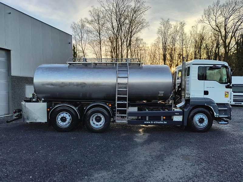 Cisternové vozidlo na prepravu mlieko MAN TGS 26.360 15000L TANK IN INSULATED STAINLESS STEEL 1 COMP | INTARDER: obrázok 4