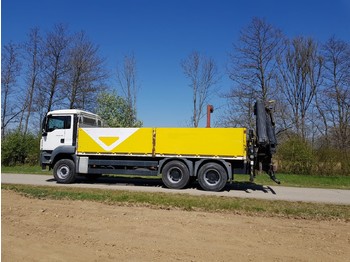 Valníkový/ Plošinový nákladný automobil, Auto s hydraulickou rukou MAN TGS 26.440: obrázok 1
