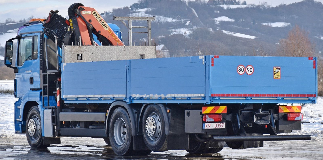 Valníkový/ Plošinový nákladný automobil, Auto s hydraulickou rukou MAN TGS 26.440: obrázok 7