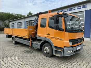 Valníkový/ Plošinový nákladný automobil, Auto s hydraulickou rukou Mercedes-Benz ATEGO 924 4x2 Euro 4 Pritsche 6 m Kran bis 7,2 m: obrázok 1