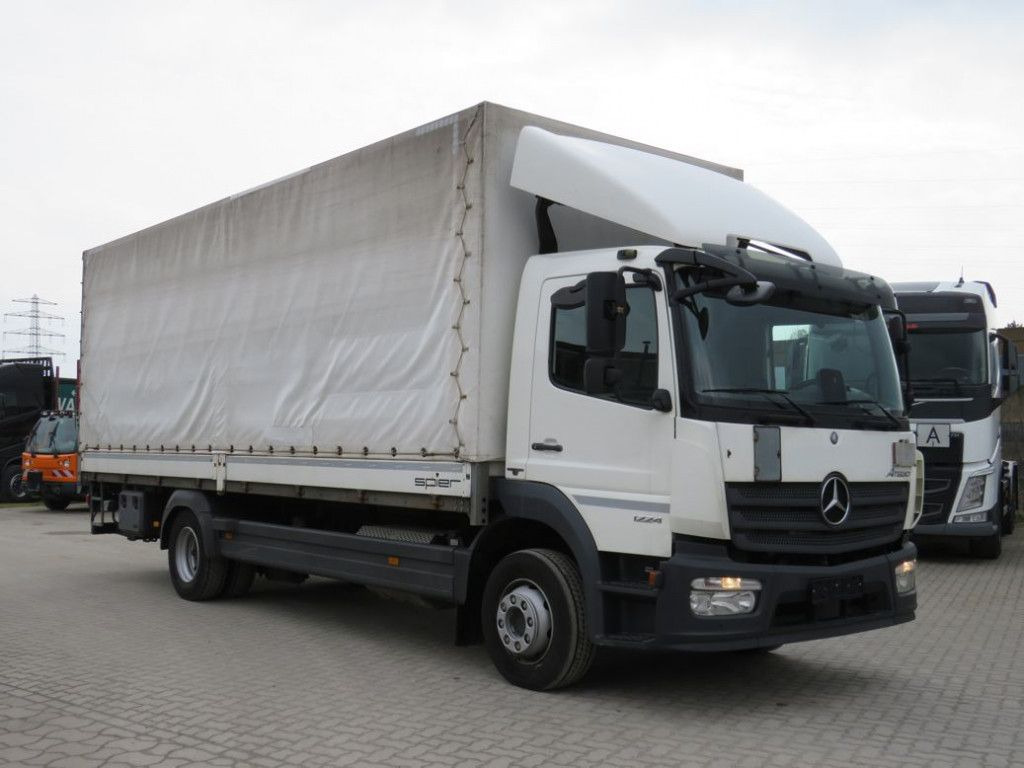 Plachtové nákladné vozidlo Mercedes-Benz Atego 1224 L  Pritsche LBW LBW 1.5t, Tautliner: obrázok 2